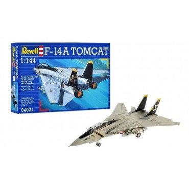 KIT PARA MONTAR REVELL AVIÃO F-14A TOMCAT 1/144 49 PEÇAS REV 04021